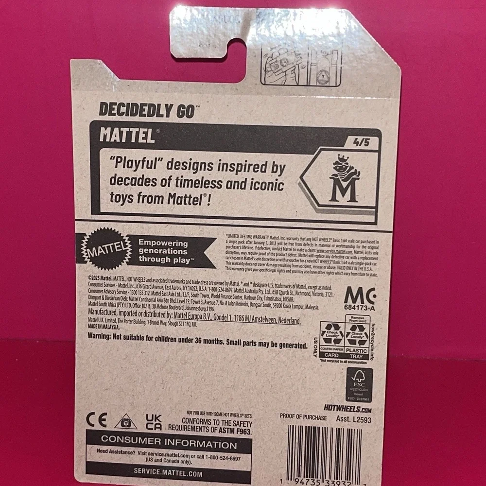 Hot Wheels Magic 8 Ball Decidedly Go 2025 Purple Diecast‎ New 70/250